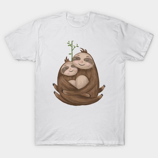 Sloths T-Shirt by annaprint